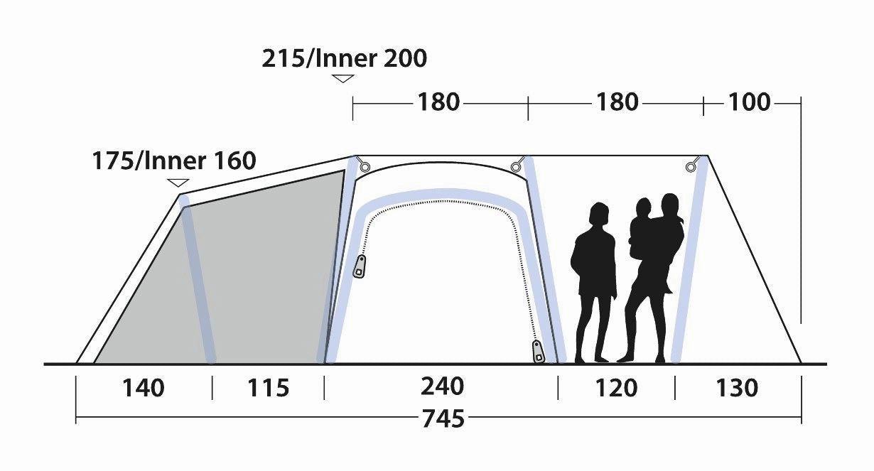 Outwell Airville 6SA Air Tent 2022