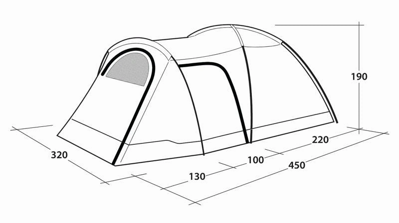 Outwell Cloud 5 Plus Tent 2025