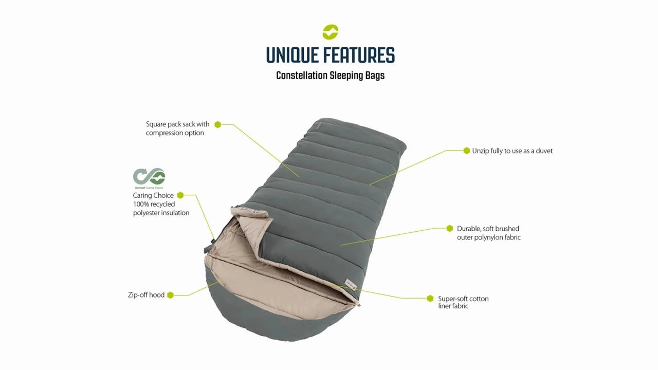 Outwell Constellation Lux Single Sleeping Bag