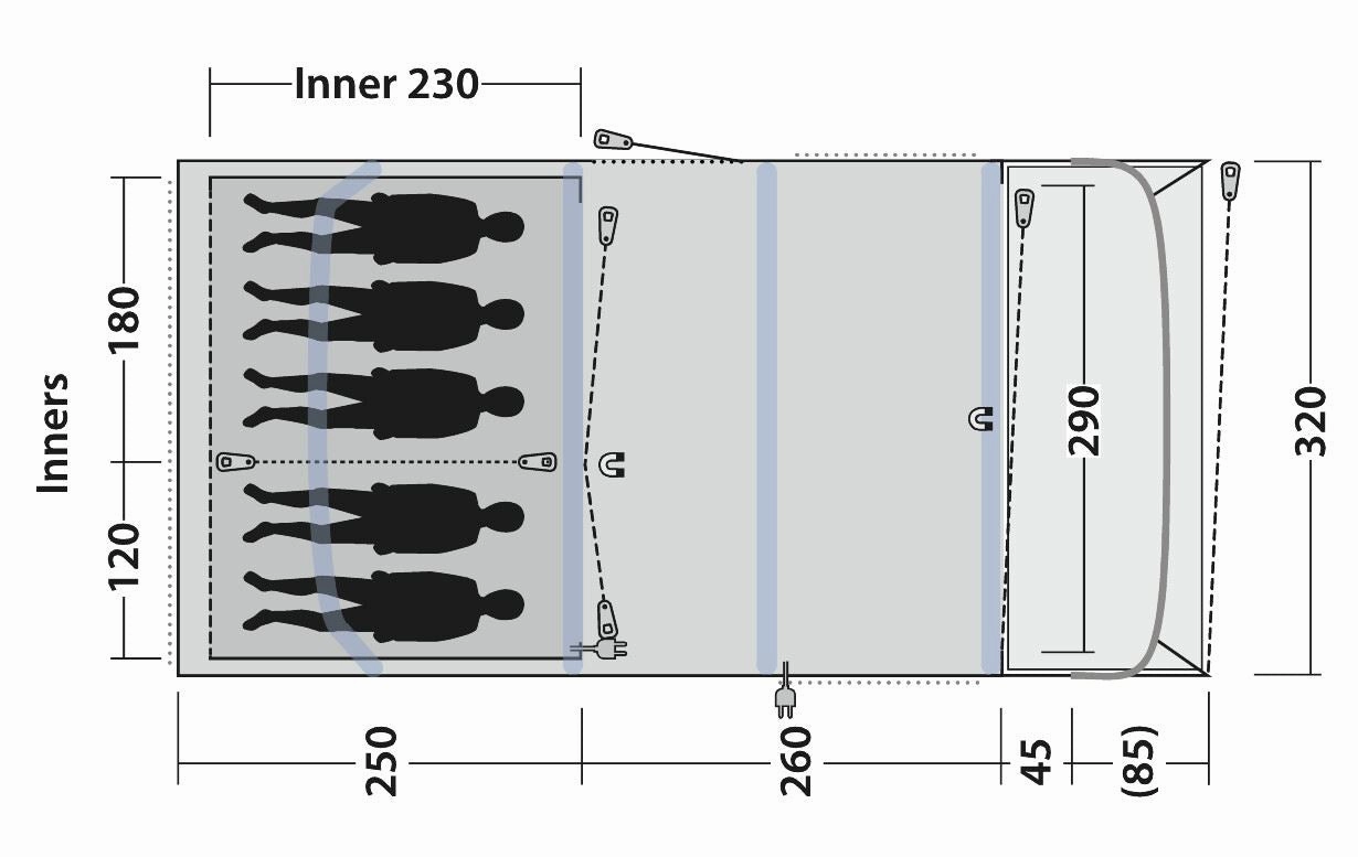 Outwell Florida 5 Air Tents - 2025