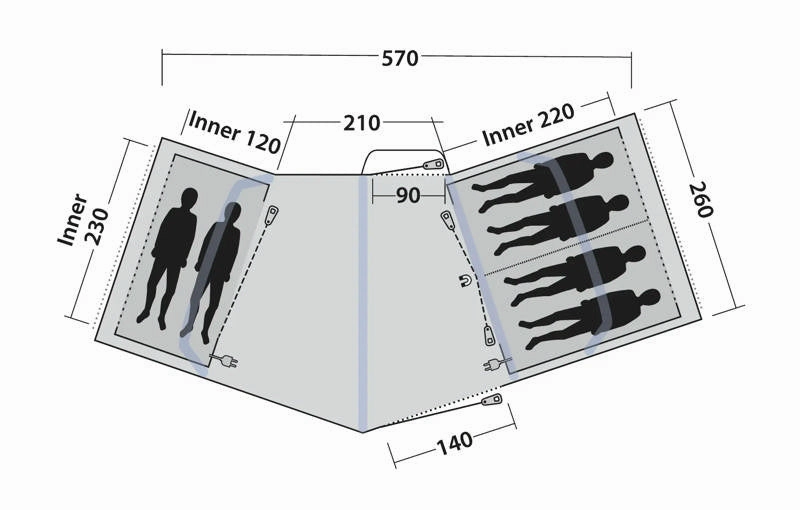 Outwell Hartford 6 Air Tent 2025