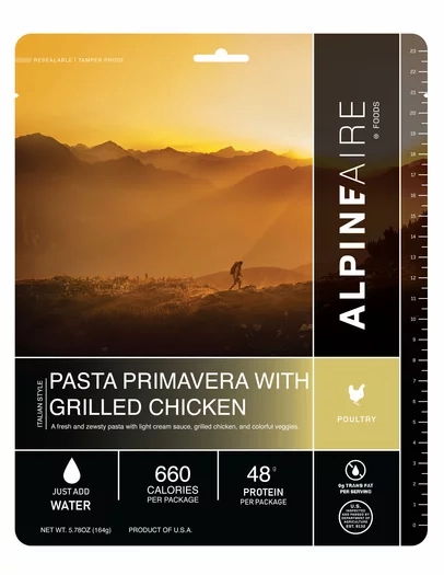 Pasta Primavera with Grilled Chicken