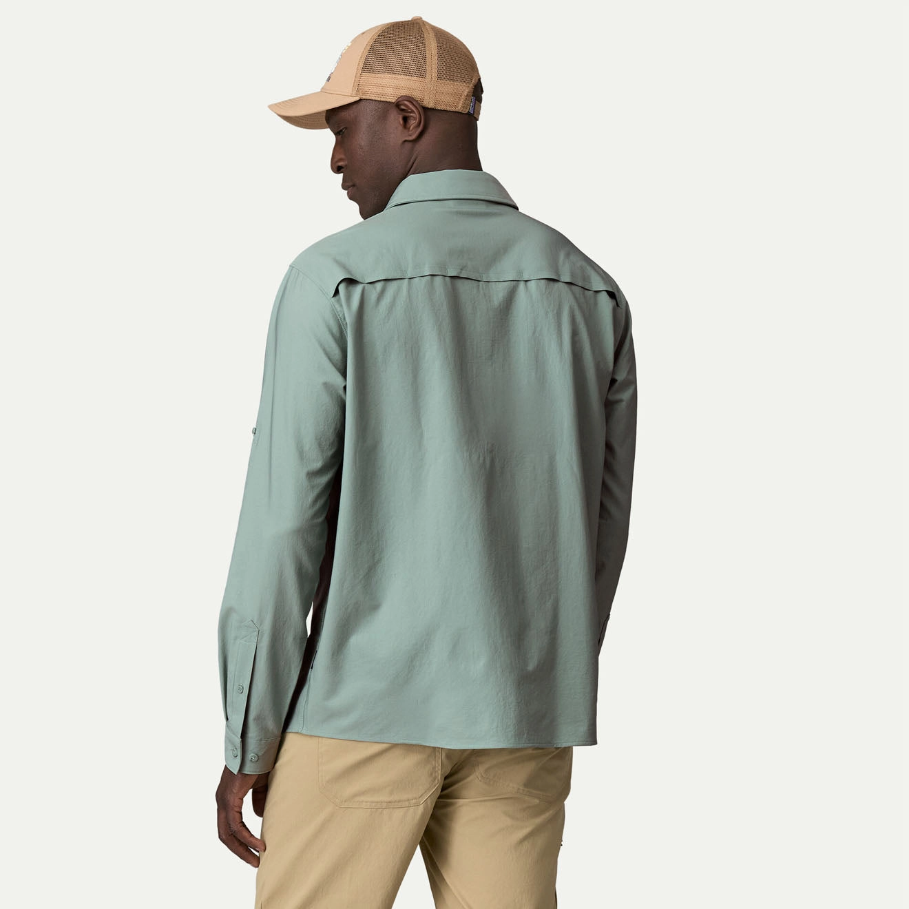 Patagonia L/S Self Guided Sun Shirt Thermal Blue Patagonia Outdoor