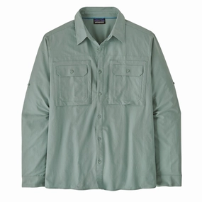 Patagonia L/S Self Guided Sun Shirt Thermal Blue Patagonia Outdoor
