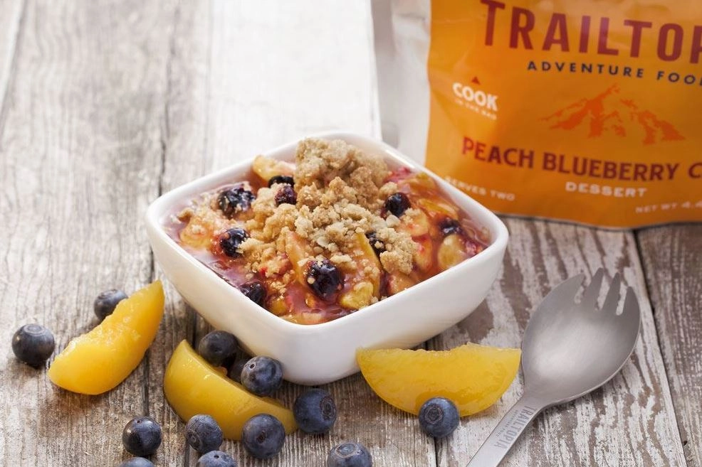 Peach Blueberry Crisp