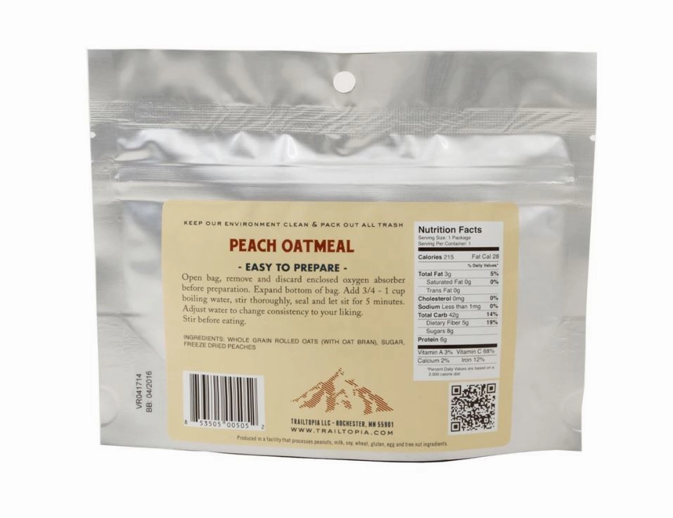 Peach Oatmeal
