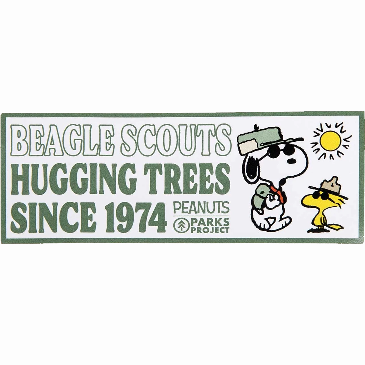 Peanuts x Parks Project Recycled Water Bottle and Sticker Pack