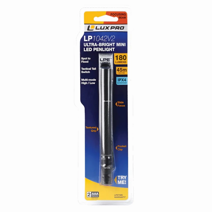 Penlight 180 Lumen LED Focusing Flashlight