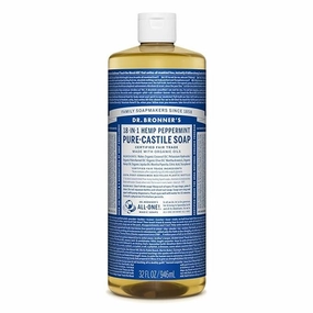 Peppermint Pure-Castile Liquid Soap - (32 oz.)