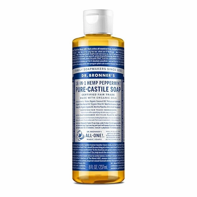 Peppermint Pure-Castile Liquid Soap - (8 oz.)