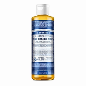 Peppermint Pure-Castile Liquid Soap - (8 oz.)