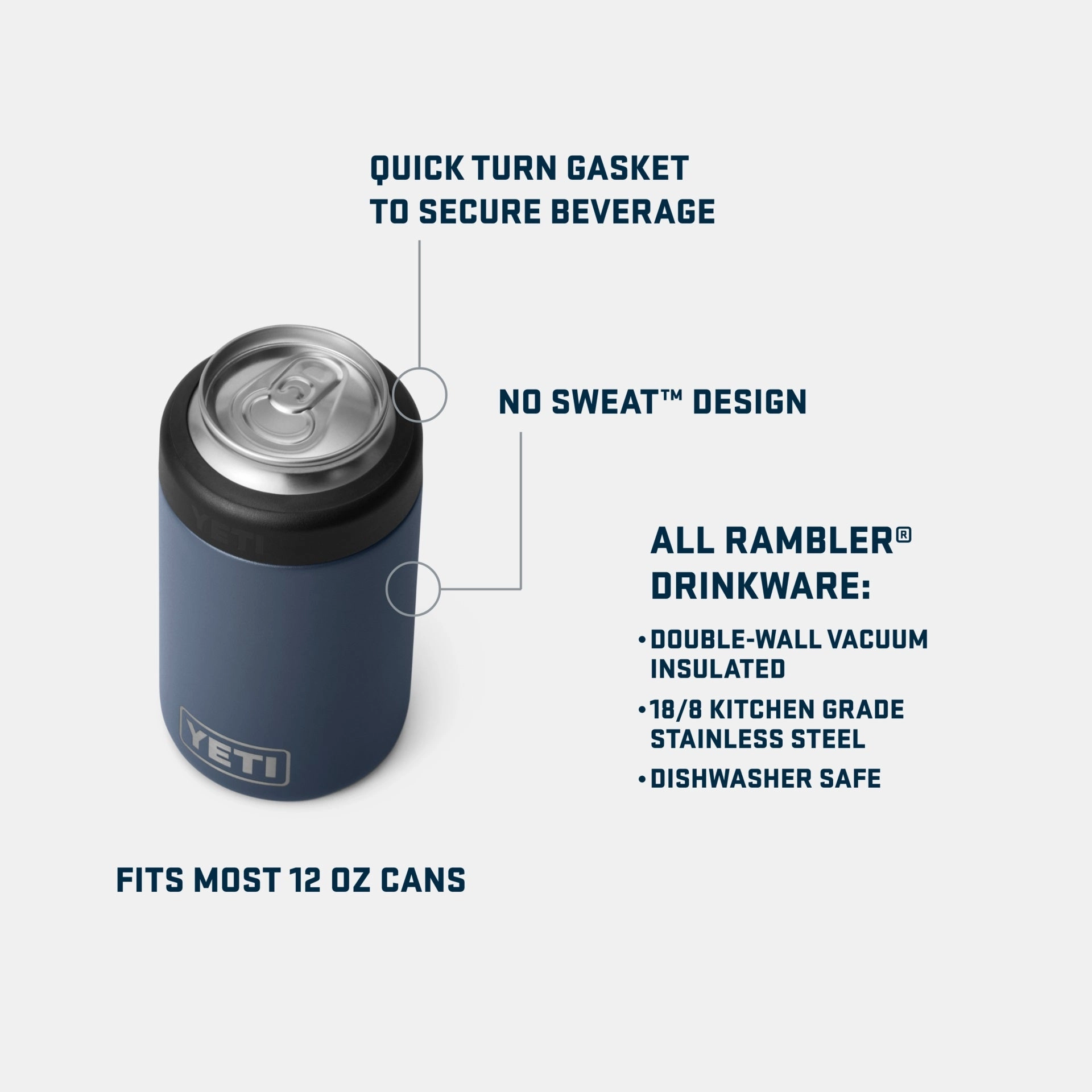 Rambler 12 oz. Colster Can Cooler