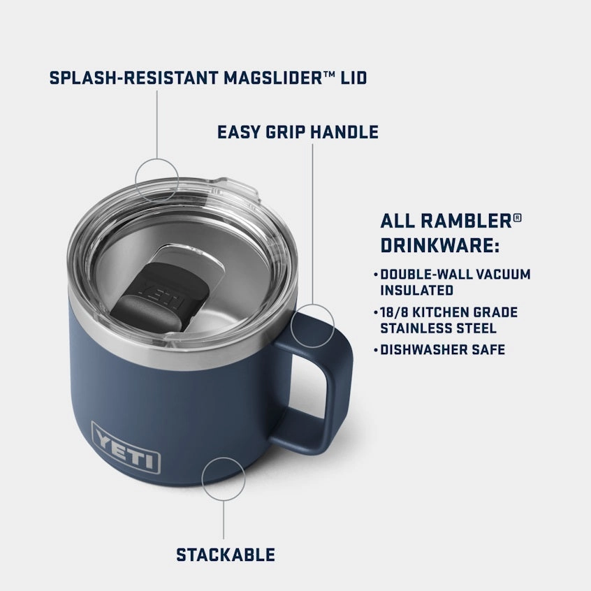 Rambler 14 oz. Mug with MagSlider Lid