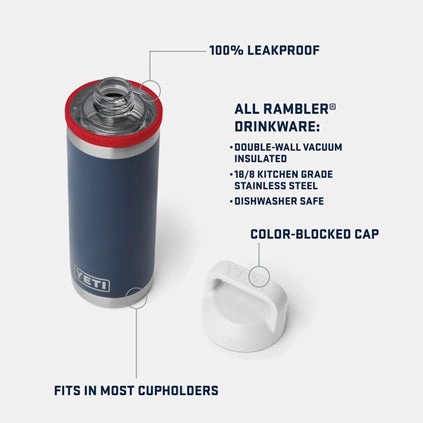 Rambler 18 oz. Water Bottle with Chug Cap