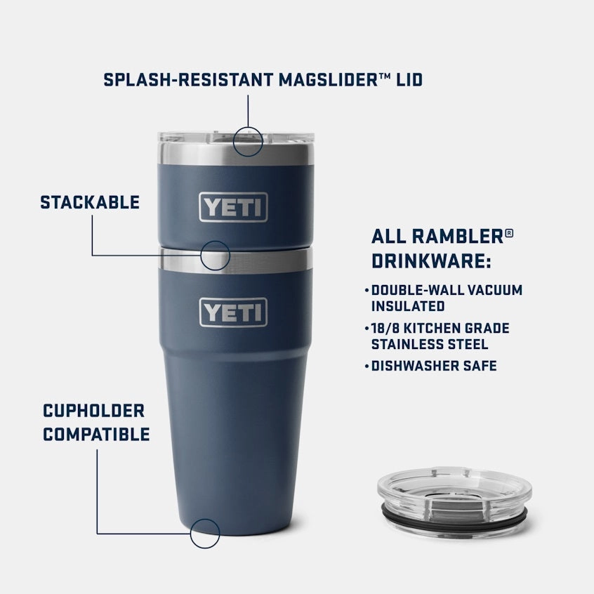 Rambler 20 oz. Stackable Cup with MagSlider Lid