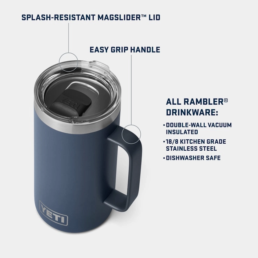 Rambler 24 oz. Mug with MagSlider Lid