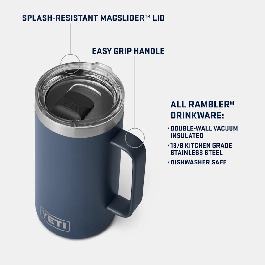 Rambler 24 oz. Mug with MagSlider Lid