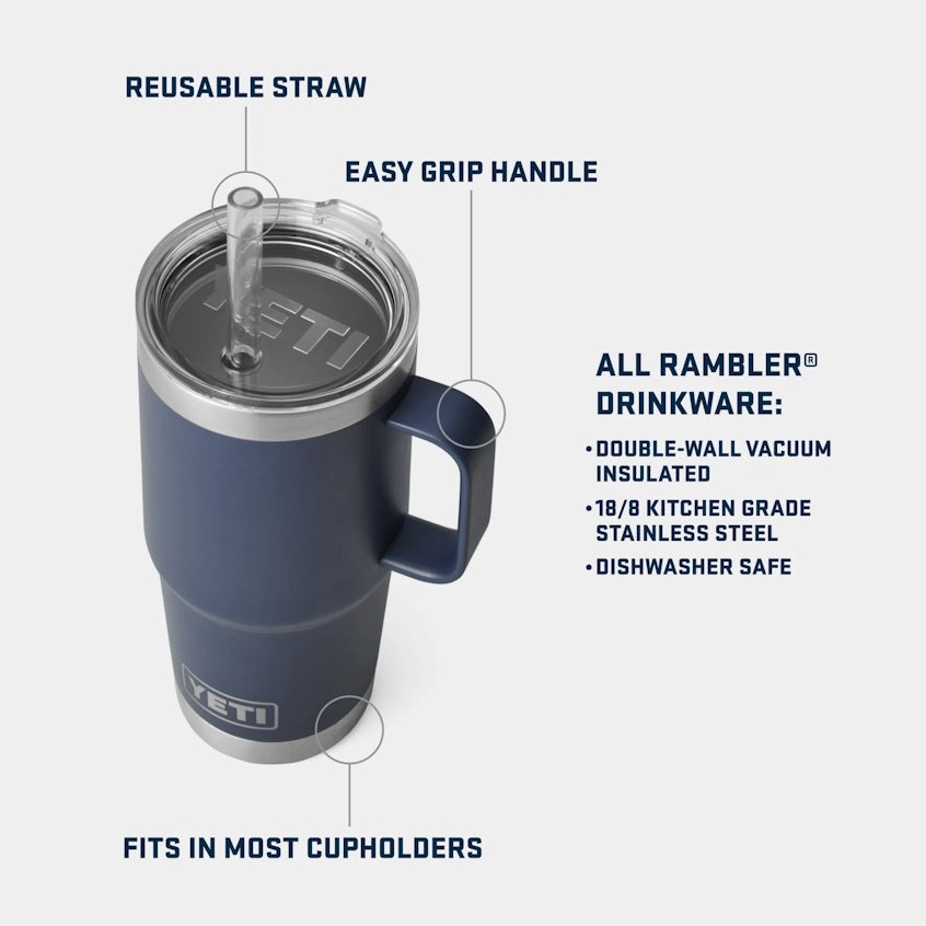 Rambler 25 oz. Straw Mug