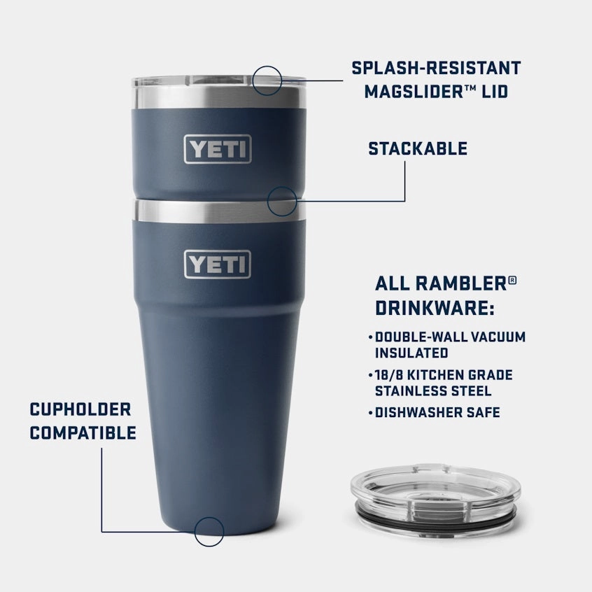 Rambler 30 oz. Stackable Cup With MagSlider Lid