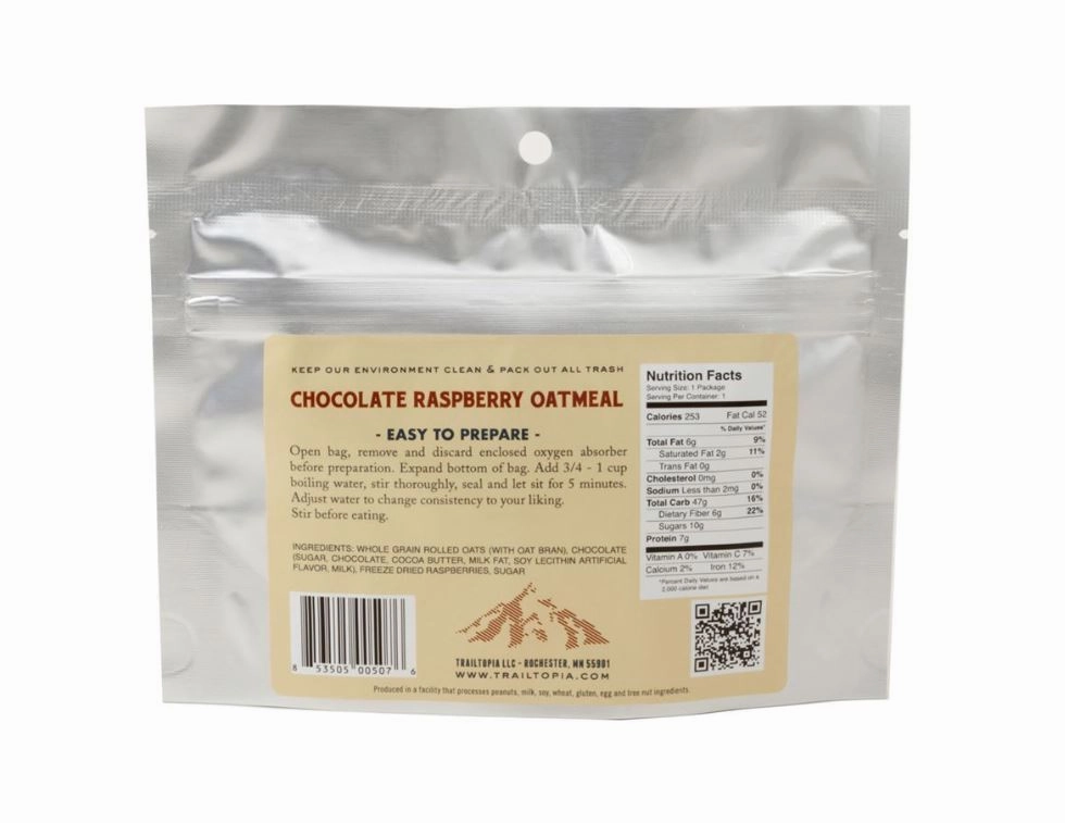 Raspberry Chocolate Oatmeal