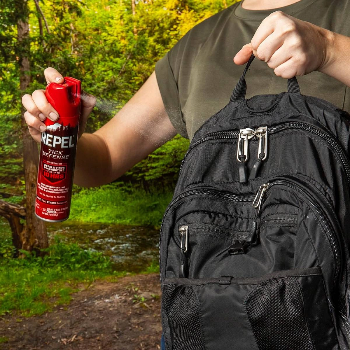 Repel Tick Defense 6.5oz Insect Repellent Continuous Spray