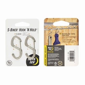 S-Biner Hook 'N Hold S-hook - Small-2PK