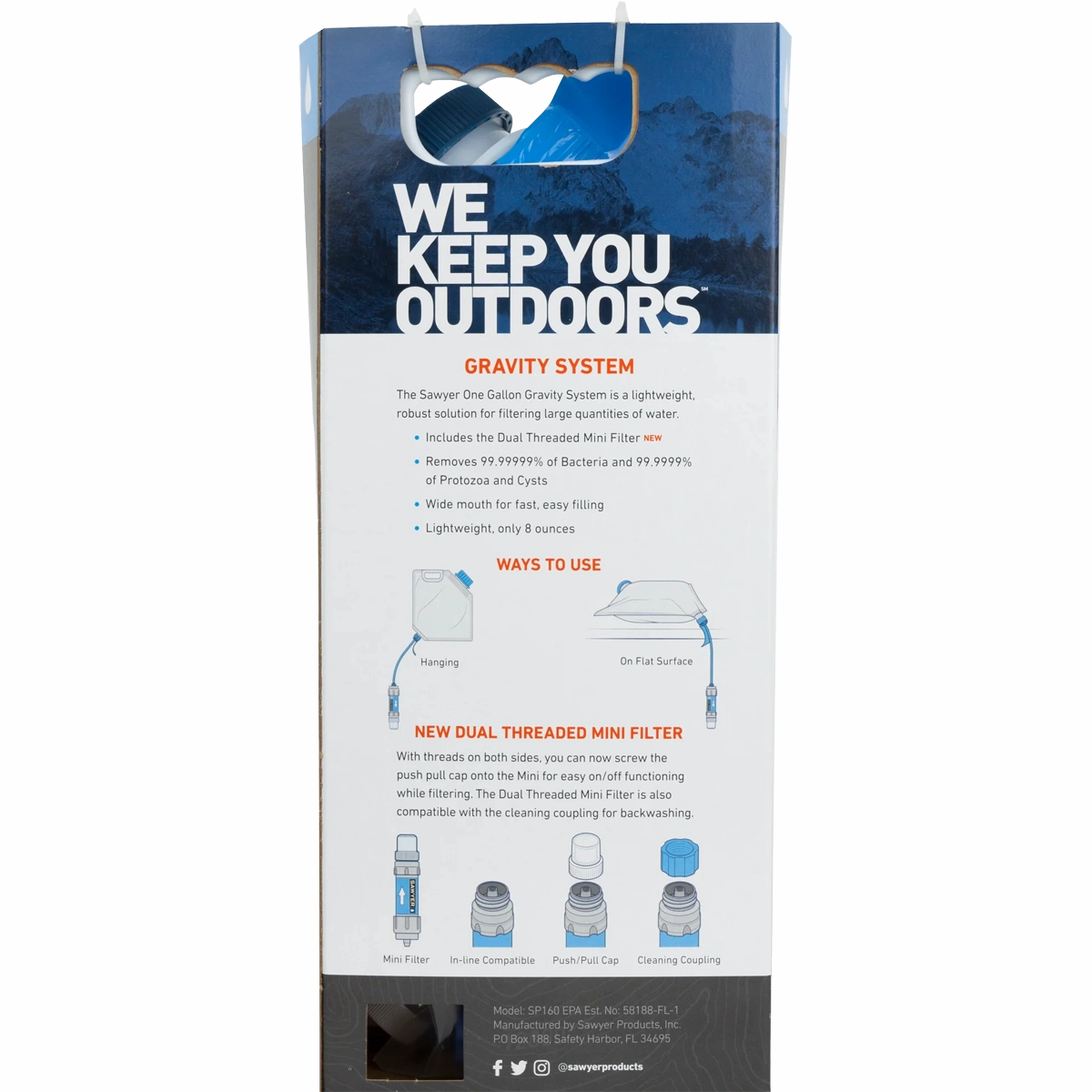 Sawyer One Gallon Gravity Water Filter