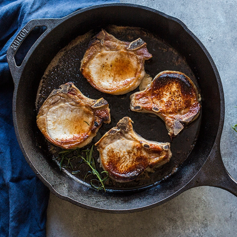 Seasoned Cast Iron Skillet-(13 1/4)
