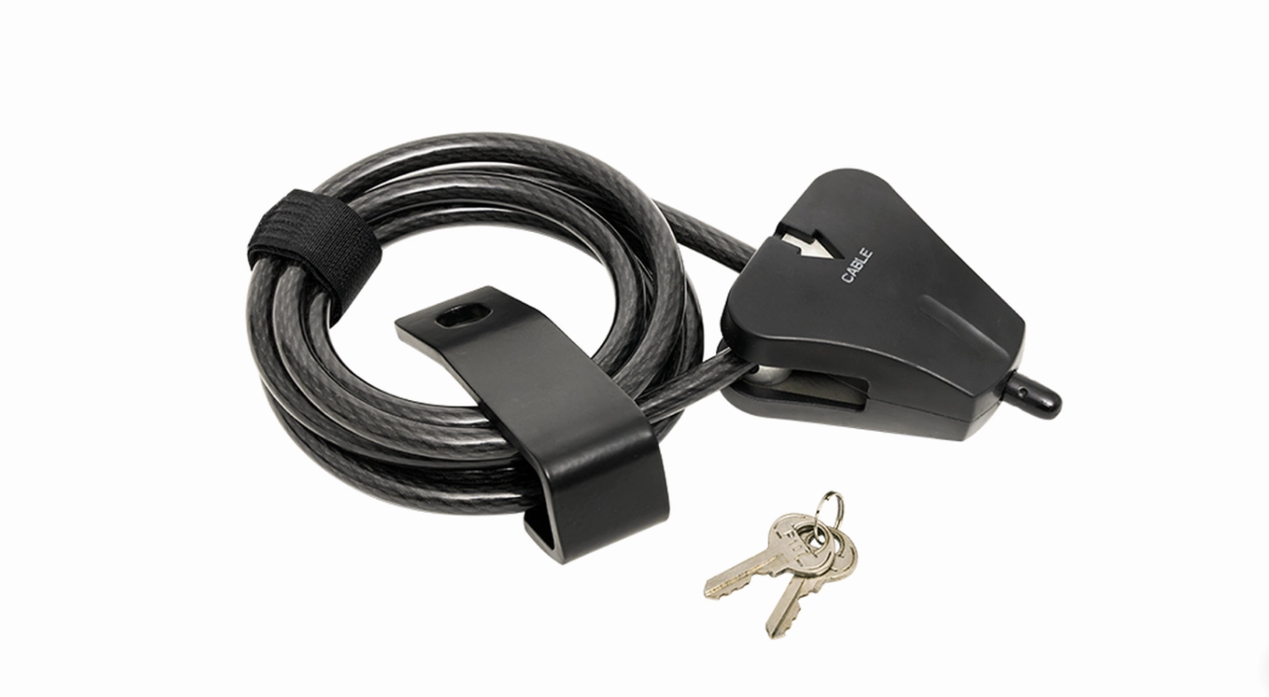 Security Cable Lock & Bracket