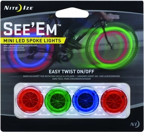 See 'Em Mini Spoke Lights - 4 Pack