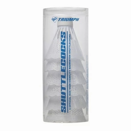 Shuttlecocks (White) - 6 Pack