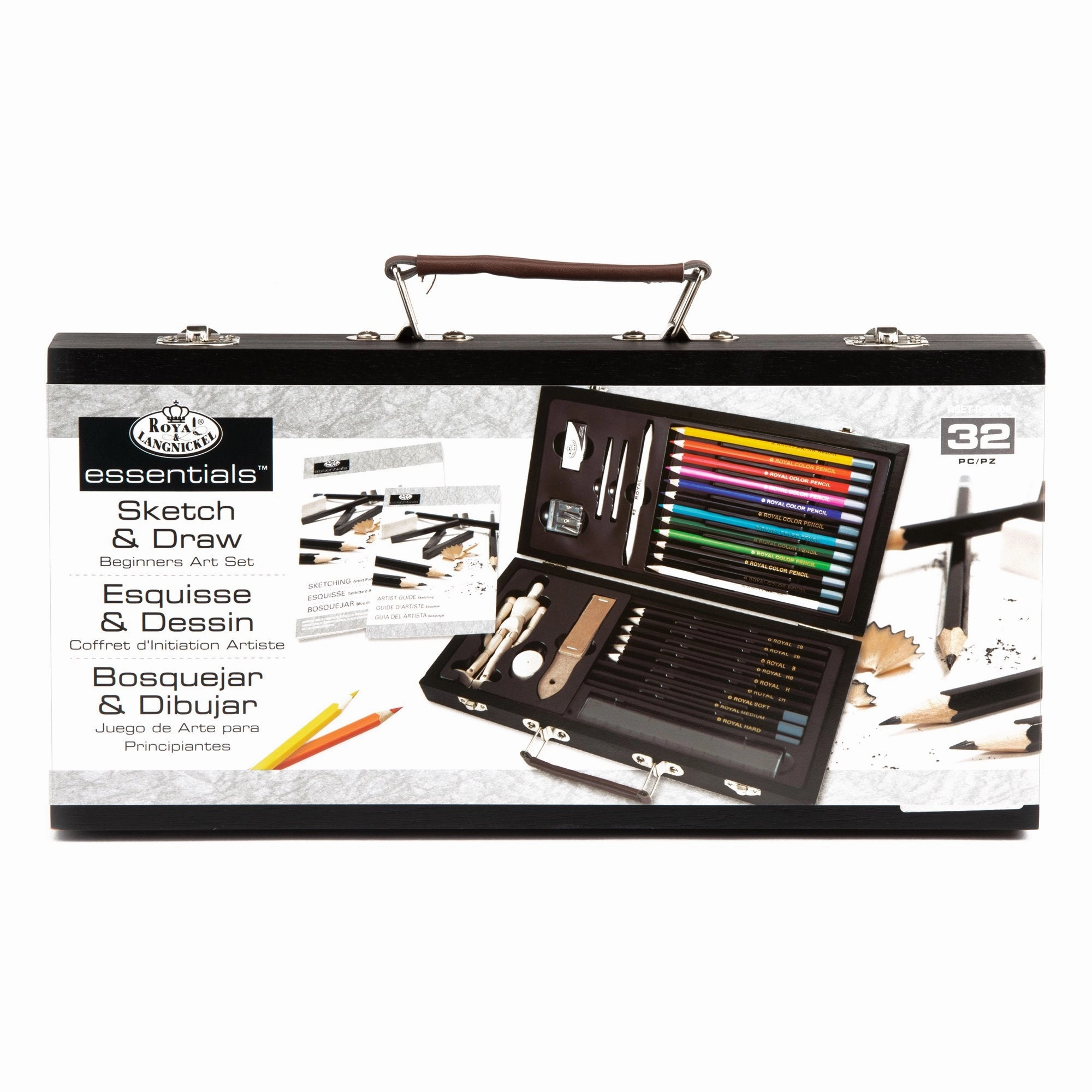 Sketch & Draw Beginners 32-Piece Art Set