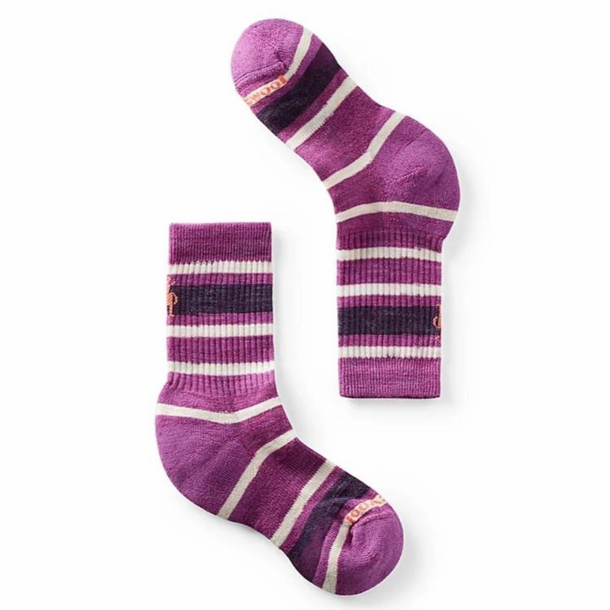 Smartwool Kids' Hike Light Cushion Striped Crew Socks