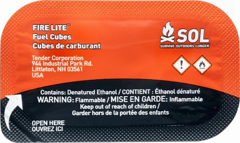 SOL Fire Lite Fuel Cubes/Box