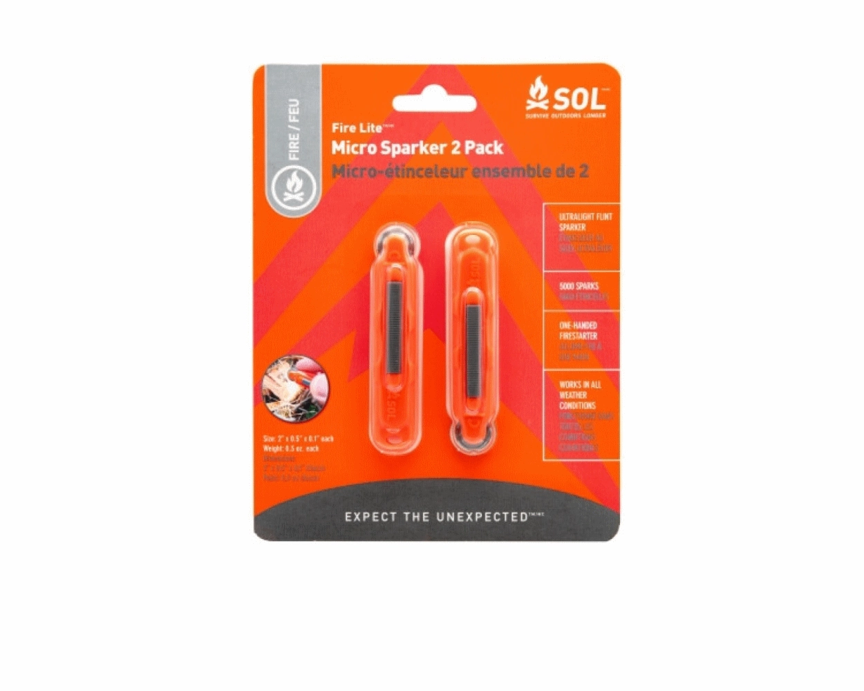 SOL Fire Lite Micro Sparker 2pk