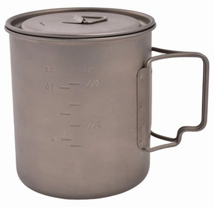 Space Saver Mug with Lid - Titanium (750 ML)