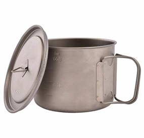 Space Saver Pot with Lid - Ttitanium (900 ML)