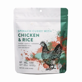Spinach Curry With Chicken And Rice