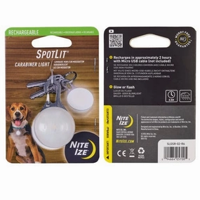 SpotLit Rechargeable Carabiner Light
