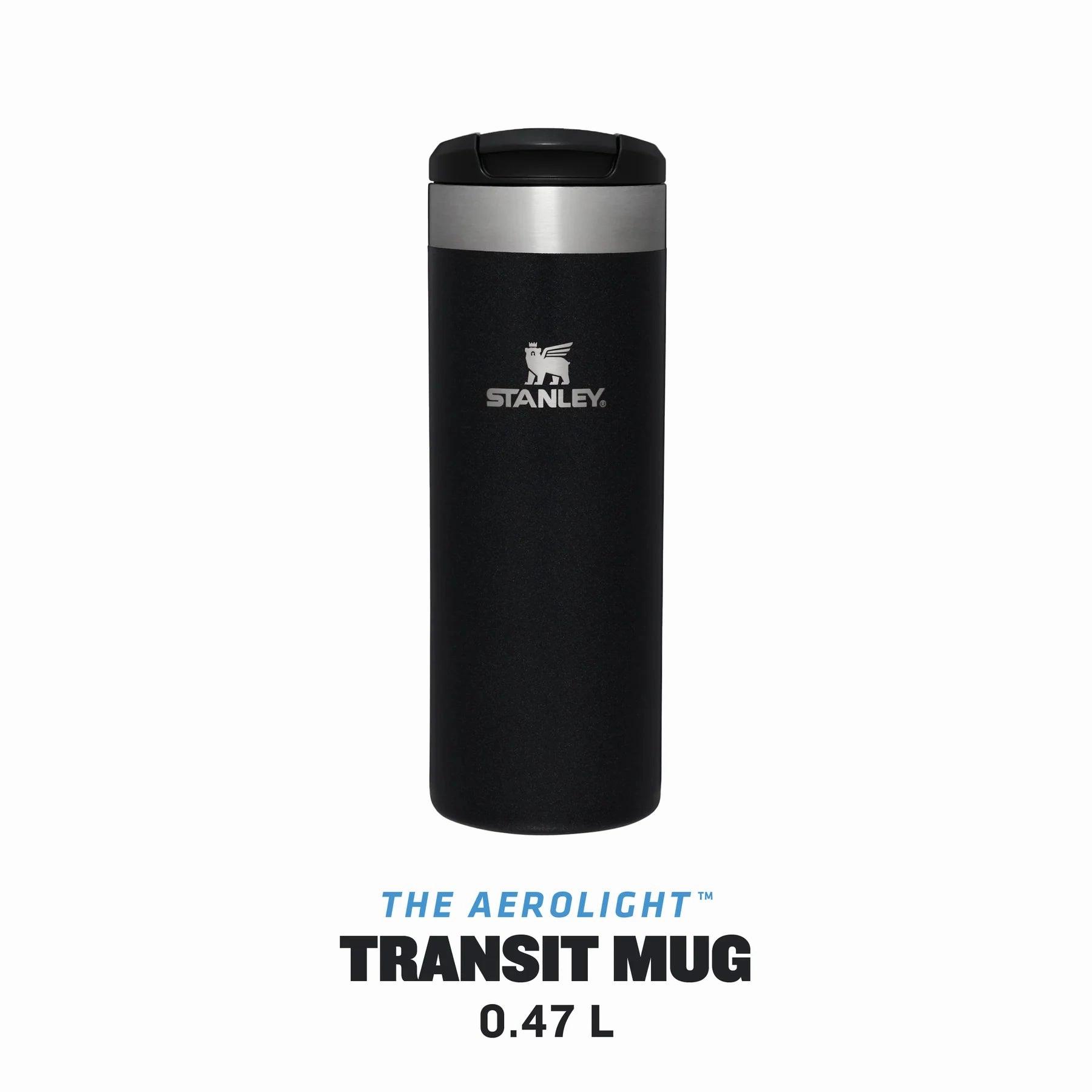 Stanley Aerolight Transit Mug | 0.47L Black Metallic