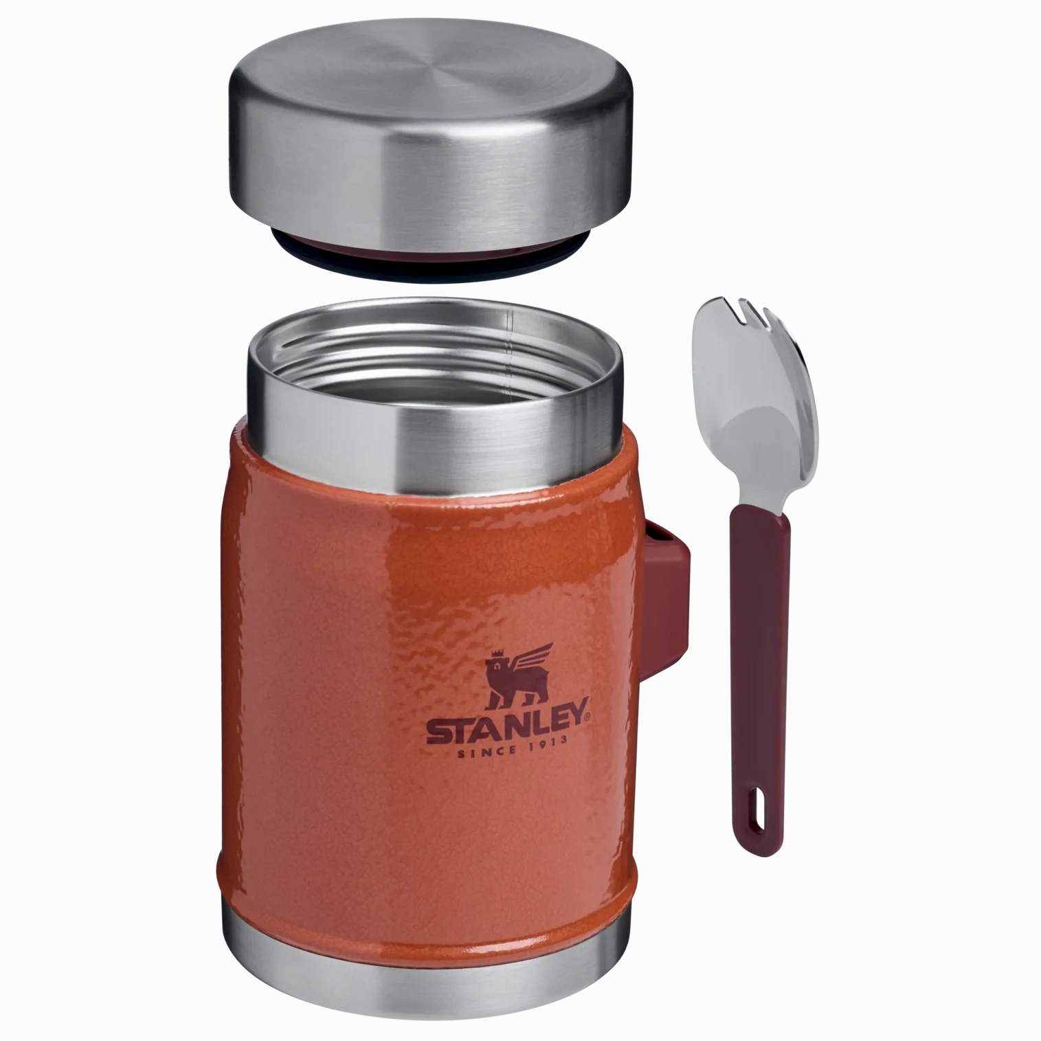 Stanley Legendary Food Jar   Spork 0.4L Hammertone Clay