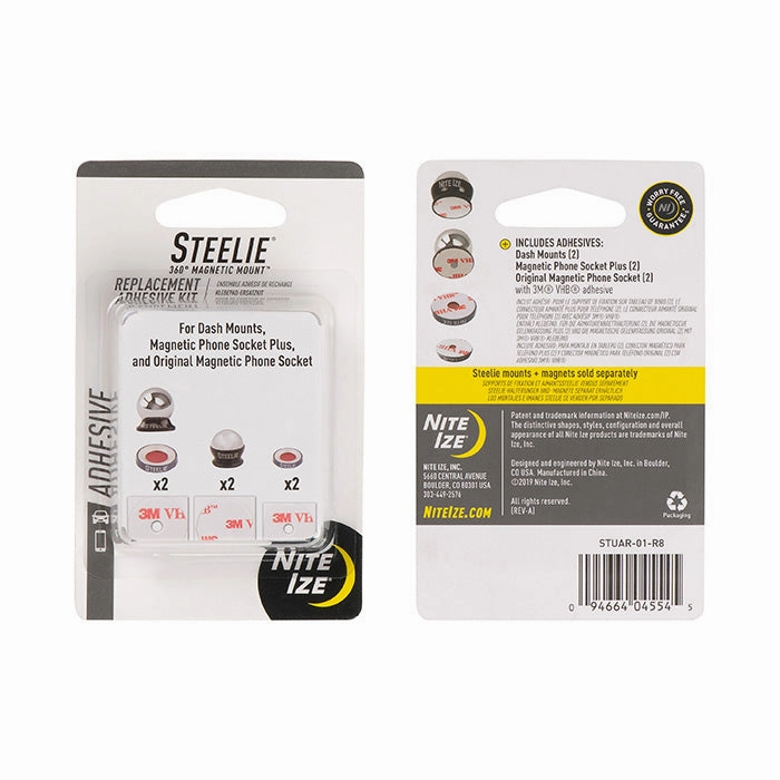 Steelie Universal Adhesive Replacement Kit