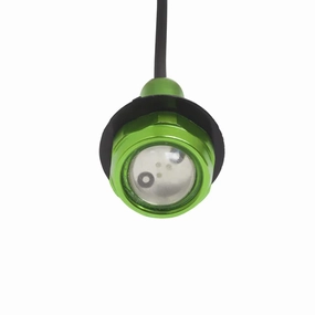 Super Bright LED Button Light Kit -Green (2pcs)