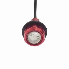 Super Bright LED Button Light Kit -Red (2pcs)