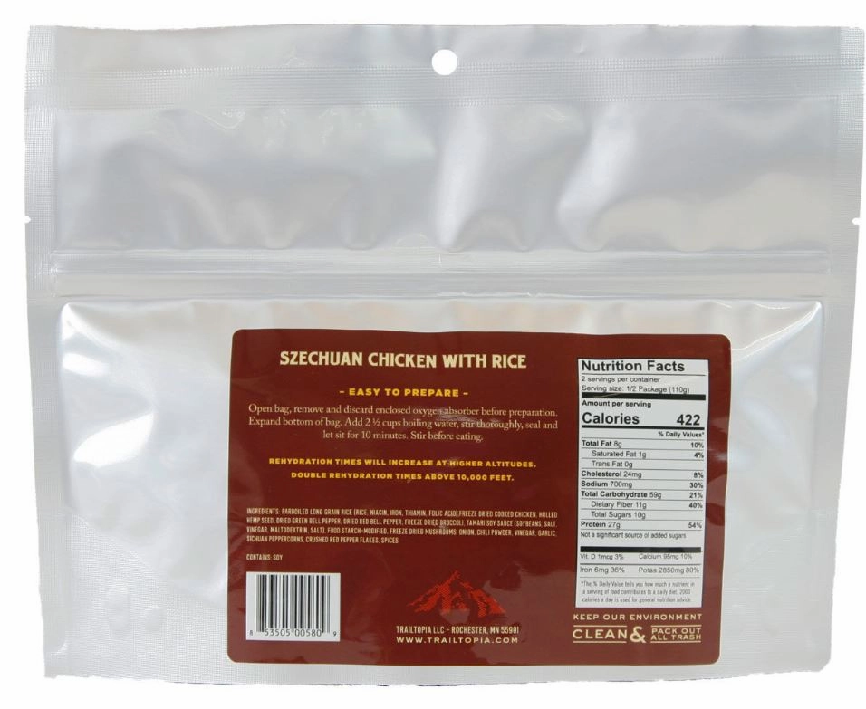 Szechuan Chicken with Rice