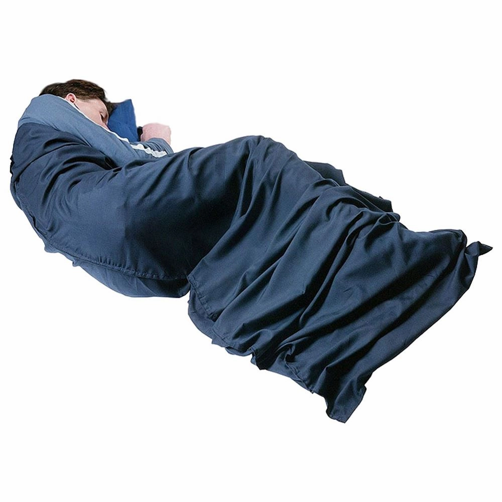 Trekmates Polycotton Hotelier Mummy Liner, Navy
