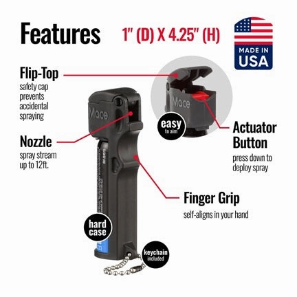 Triple Action Pepper Spray (12ft)