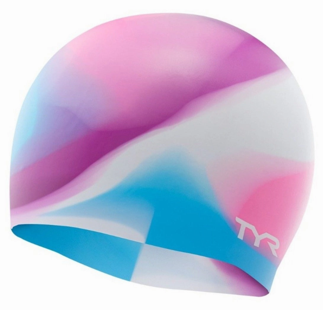 TYR Tie Dye Silicone Youth Swim Cap