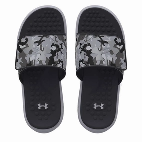 Under Armour Boys' UA Grade School Ignite 7 Graphic Strap Slides