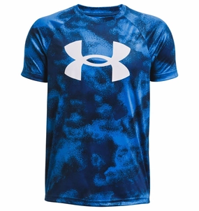 Under Armour Boys' UA Tech Big Logo Printed Short Sleeve